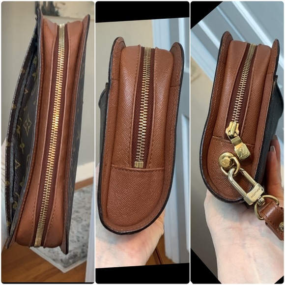 ❌SOLD❌1996 authentic Louis Vuitton Orsay clutch large wristlet - Picture 8 of 17